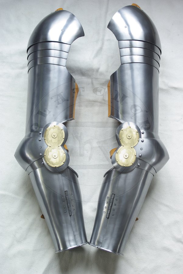 Narczaki pytowe wzorowane na nagrobku Edwarda Czarnego Ksicia/Plate arm harness based on effigy of Edward The Black Prince