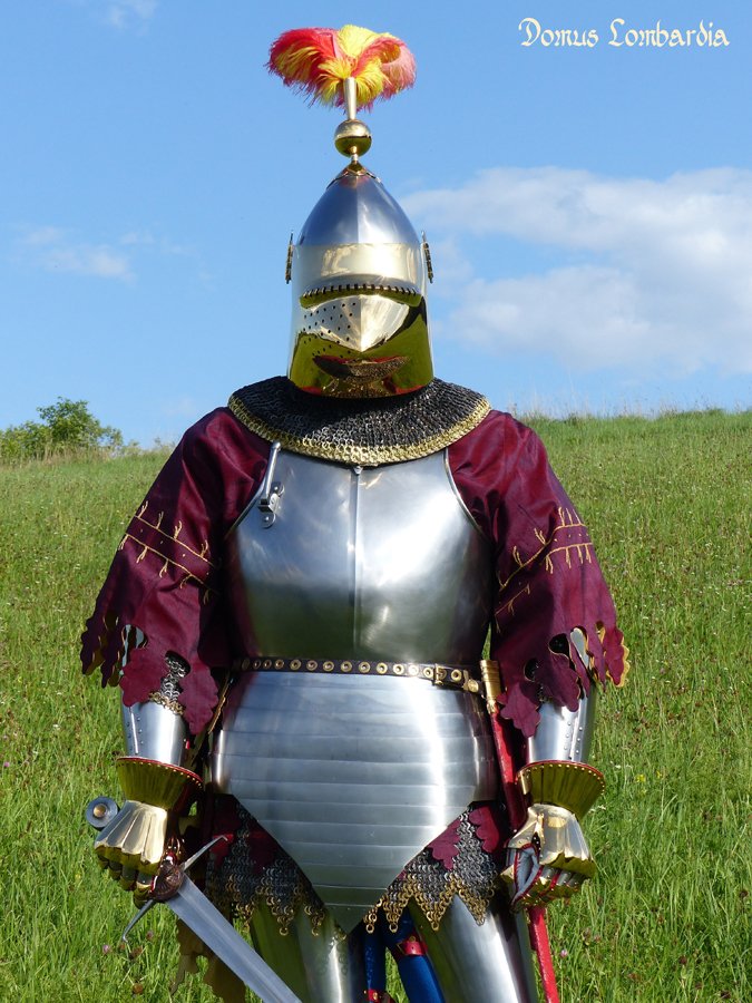 Zbroja na pocztek XV wieku w komplecie./Armour set for begin of XV c.