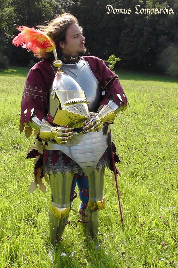 Zbroja na pocztek XV wieku w komplecie./Armour set for begin of XV c.