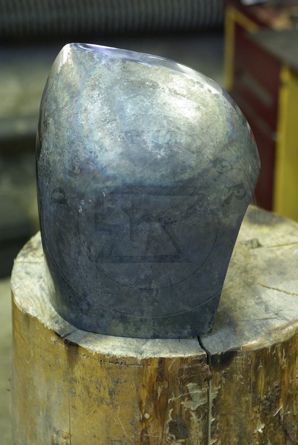 Przybica typu psi pysk/Visored bascinet